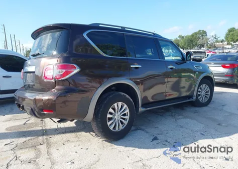 2017 Nissan Armada Sv from USA, damaged, VIN JN8AY2ND4H9000955